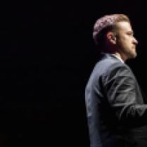 Justin Timberlake performs at Oracle Arena, November 22, 2014. Photo: Clay Lancaster