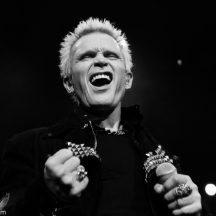 Billy Idol performs at the Grand Sierra in Reno, NV.