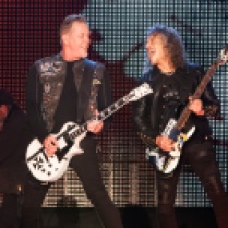 Metallica performs at CBS' The Night Before, AT&T Park, San Francisco. Photo by Clay Lancaster.