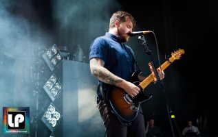 Dustin Kensrue performs with Thrice at Concord Pavilion