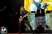 David Ellefson performs with Megadeth at Oracle Arena. Photo by Clay Lancaster.